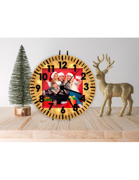 RELOJ FOTO NAVIDAD