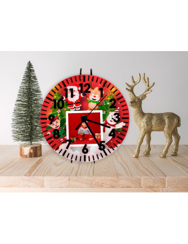 RELOJ FOTO NAVIDAD