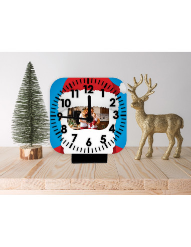 RELOJ FOTO NAVIDAD
