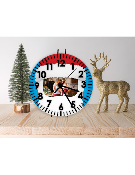 RELOJ FOTO NAVIDAD