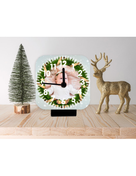 RELOJ FOTO NAVIDAD