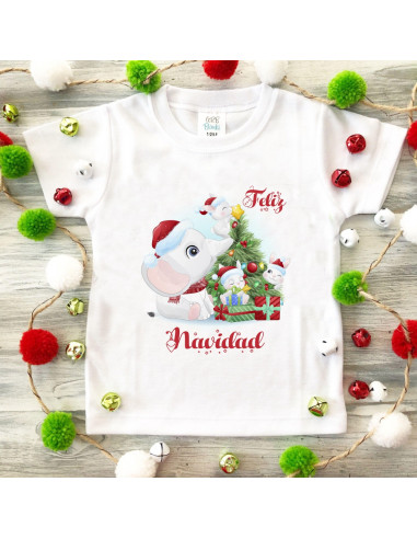 REMERAS NAVIDAD INFANTILES