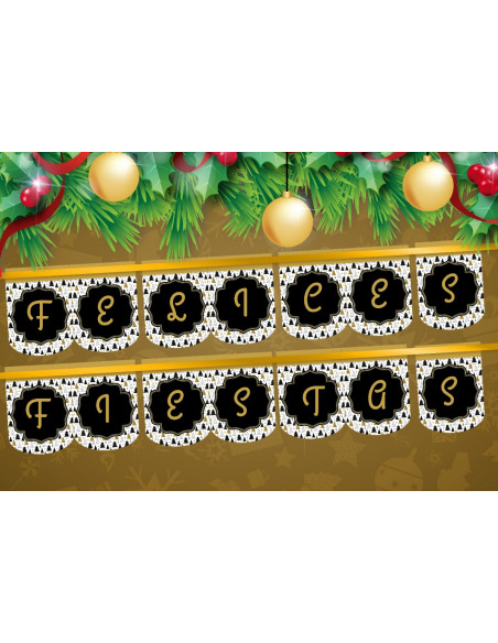 BANDERINES FELICES FIESTAS