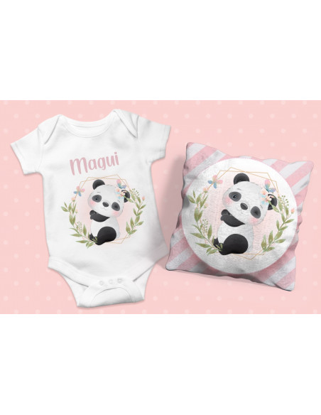 ALMOHADONES + ANIMALITOS BEBE NENA