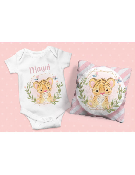 ALMOHADONES + ANIMALITOS BEBE NENA