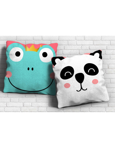 ALMOHADONES CARA ANIMALITOS