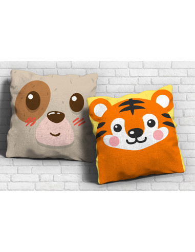 ALMOHADONES CARA ANIMALITOS