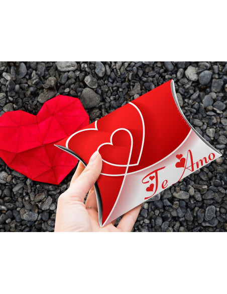CAJA ALMOHADA SAN VALENTIN AMOR