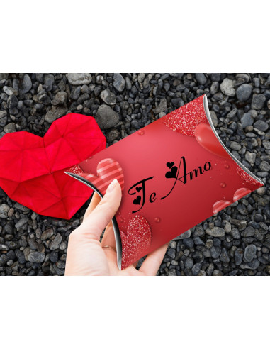 CAJA ALMOHADA SAN VALENTIN AMOR CAJA ALMOHADA SAN VALENTIN AMOR