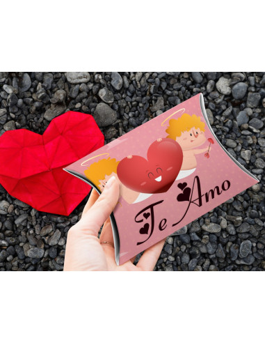 CAJA ALMOHADA SAN VALENTIN AMOR CAJA ALMOHADA SAN VALENTIN AMOR