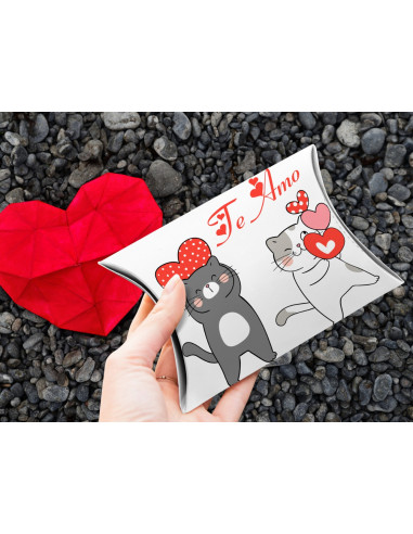 CAJA ALMOHADA SAN VALENTIN AMOR CAJA ALMOHADA SAN VALENTIN AMOR