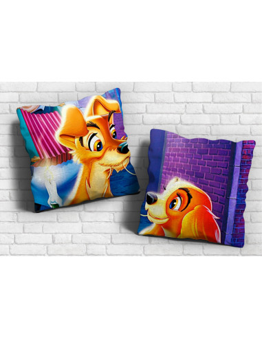 PAREJA PERSONAJES TAZA+ALMOHADON PAREJA PERSONAJES TAZA+ALMOHADON