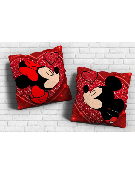 MINNIE MICKEY ALMOHADONES PAREJA SAN VALENTIN AMOR