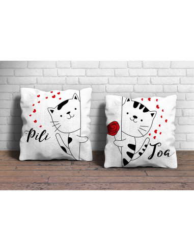 Almohadón Pareja Dibujitos