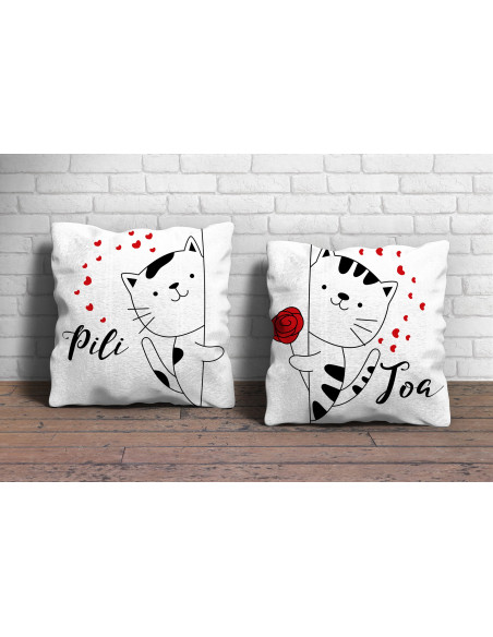 Almohadón Pareja Dibujitos