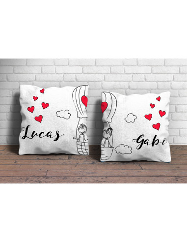 Almohadón Pareja Dibujitos