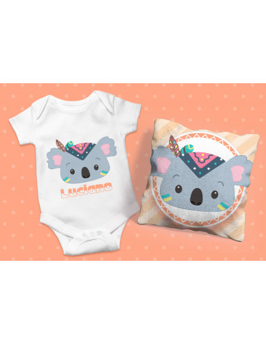 ALMOHADONES + BODY ANIMALITOS TRIBAL...