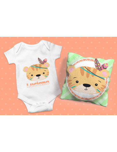 ALMOHADONES + BODY ANIMALITOS TRIBAL...