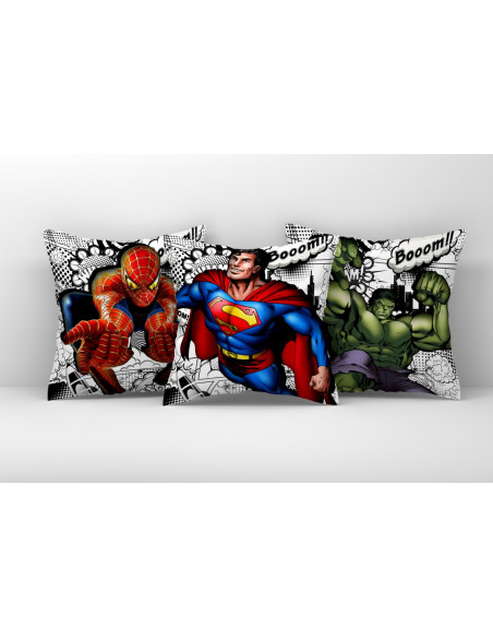 Almohadones superheroes 2025