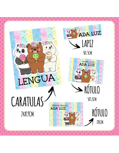 ETIQUETAS ESCOLARES PACK1 ETIQUETAS ESCOLARES PACK1