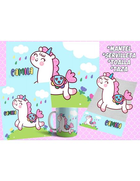 Pack Jardín - LLAMITA UNICORNIO