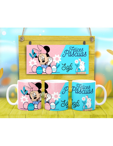 TAZAS PASCUA PERSONAJES TAZAS PASCUA PERSONAJES