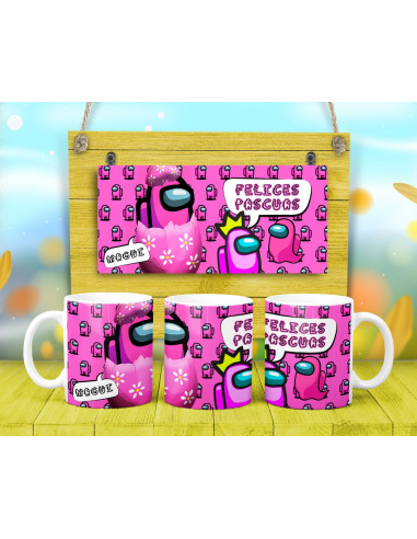 TAZAS PASCUA PERSONAJES TAZAS PASCUA PERSONAJES