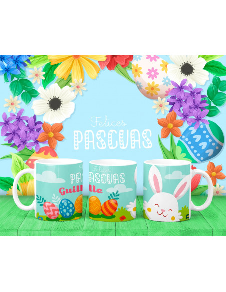 TAZAS DIBUJITOS PASCUA