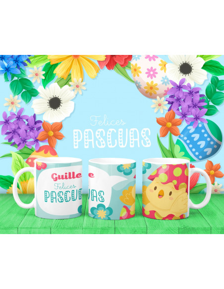 TAZAS DIBUJITOS PASCUA