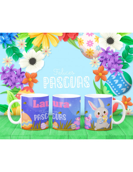 TAZAS DIBUJITOS PASCUA