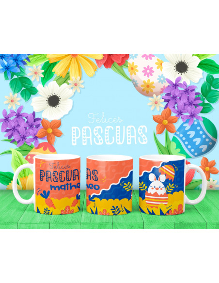 TAZAS DIBUJITOS PASCUA