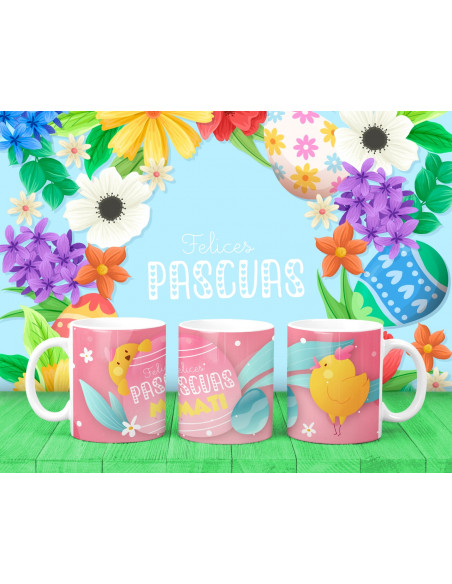 TAZAS DIBUJITOS PASCUA