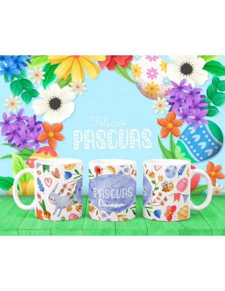 TAZAS DIBUJITOS PASCUA