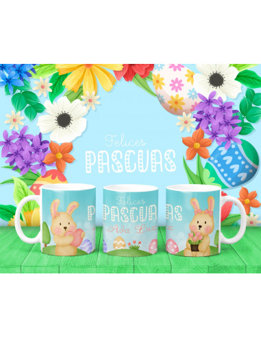 TAZAS DIBUJITOS PASCUA