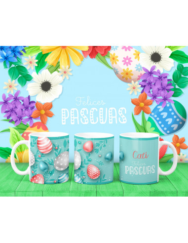 TAZAS DIBUJITOS PASCUA