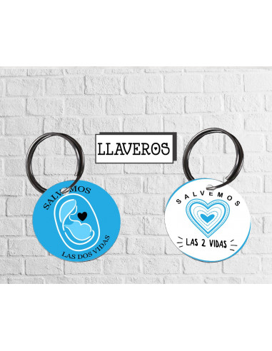 LLAVERO FEMINISMO - ABORTO - DOS VIDAS