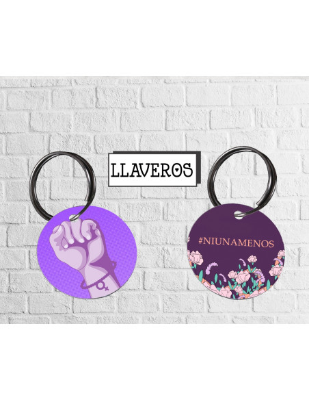 LLAVERO FEMINISMO - ABORTO - DOS VIDAS