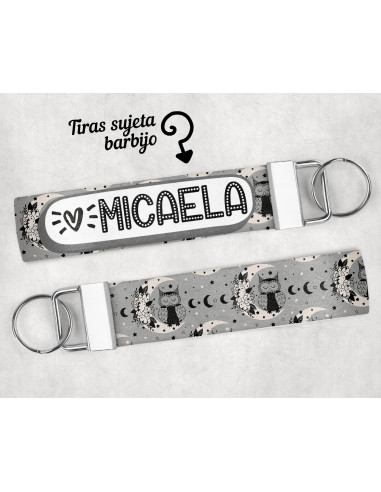 LLAVERO/SUJETADOR BARBIJO ESTAMPADOS 1