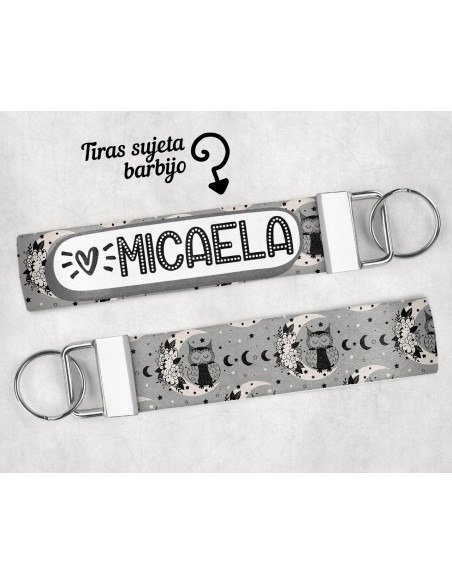 LLAVERO/SUJETADOR BARBIJO ESTAMPADOS 1