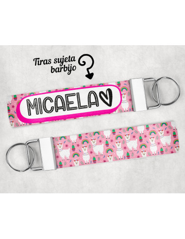 LLAVERO/SUJETADOR BARBIJO ESTAMPADOS 1