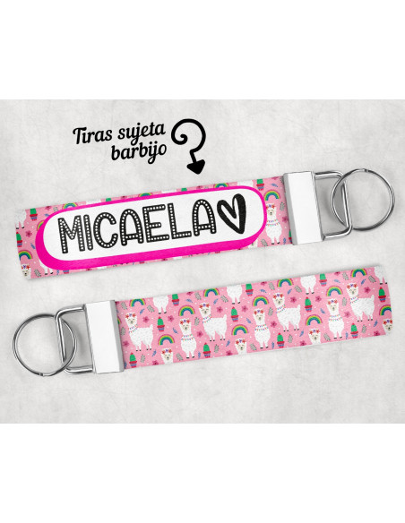 LLAVERO/SUJETADOR BARBIJO ESTAMPADOS 1