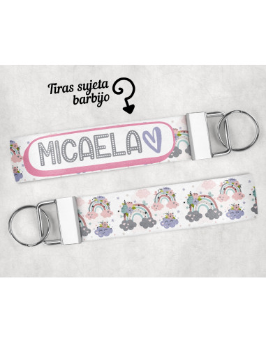 LLAVERO/SUJETADOR BARBIJO ESTAMPADOS 1