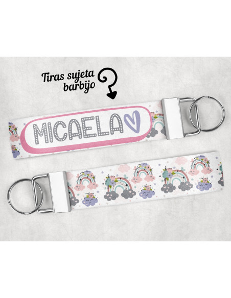 LLAVERO/SUJETADOR BARBIJO ESTAMPADOS 1