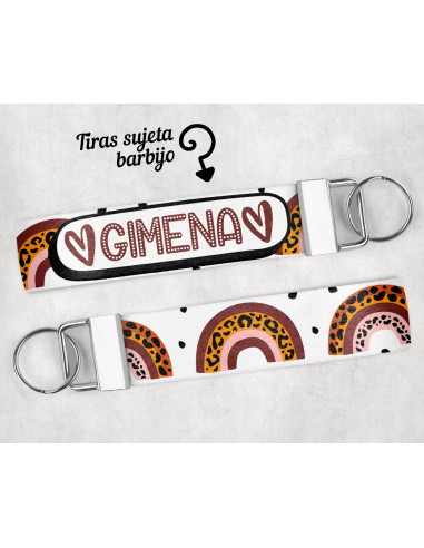 LLAVERO/SUJETADOR BARBIJO ESTAMPADOS 1