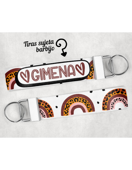 LLAVERO/SUJETADOR BARBIJO ESTAMPADOS 1