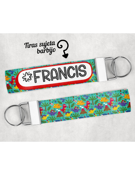 LLAVERO/SUJETADOR BARBIJO ESTAMPADOS 1