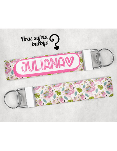 LLAVERO/SUJETADOR BARBIJO ESTAMPADOS 1