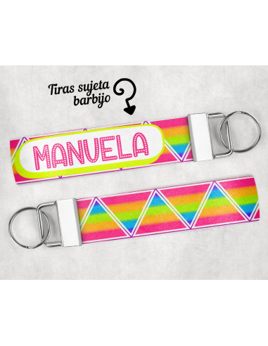 LLAVERO/SUJETADOR BARBIJO ESTAMPADOS 1