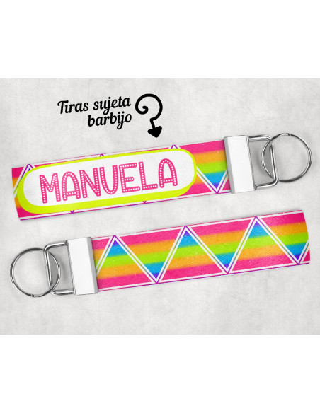 LLAVERO/SUJETADOR BARBIJO ESTAMPADOS 1