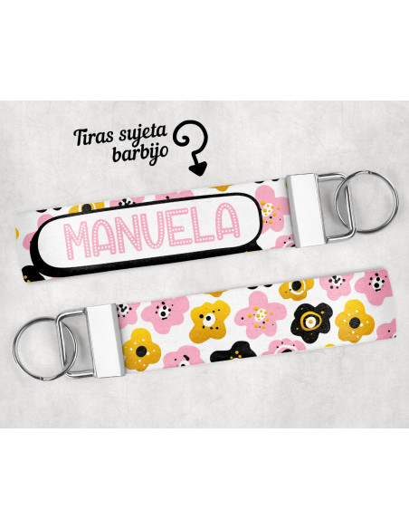 LLAVERO/SUJETADOR BARBIJO ESTAMPADOS 1
